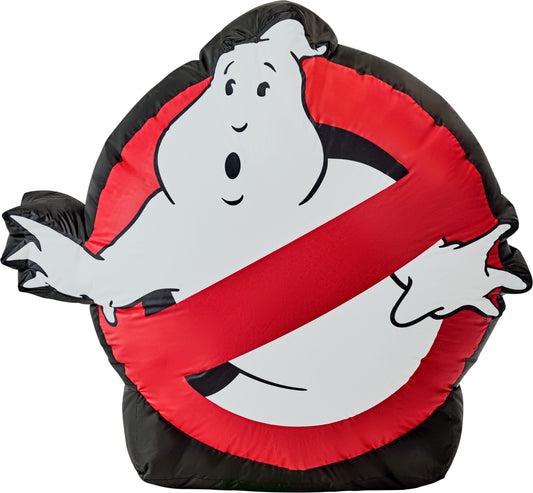 master-3 Foot Ghostbusters Classic No-Ghost Logo Halloween Inflatable Lawn Decoration-1009565