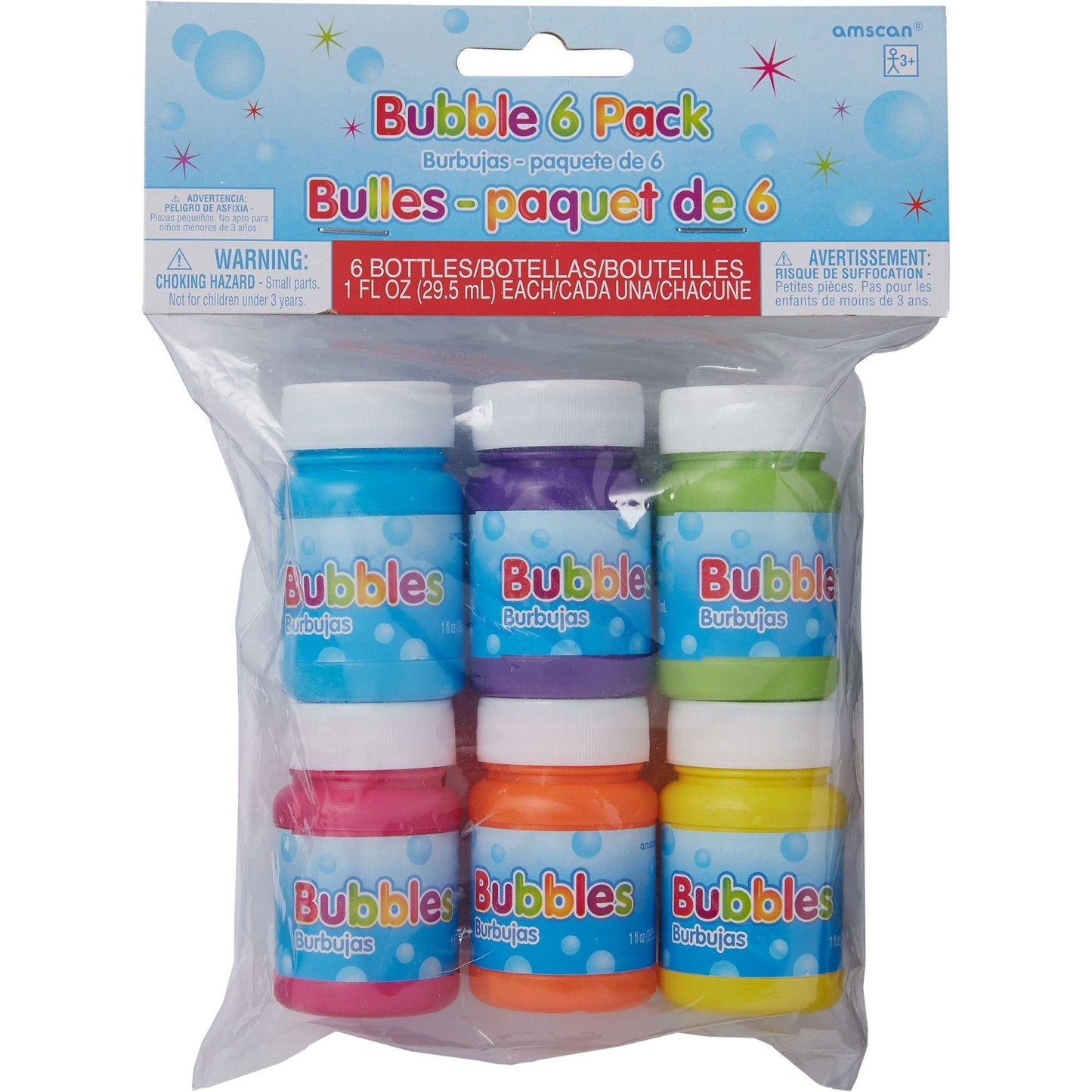 master-Mini Party Bubbles 6ct-179253
