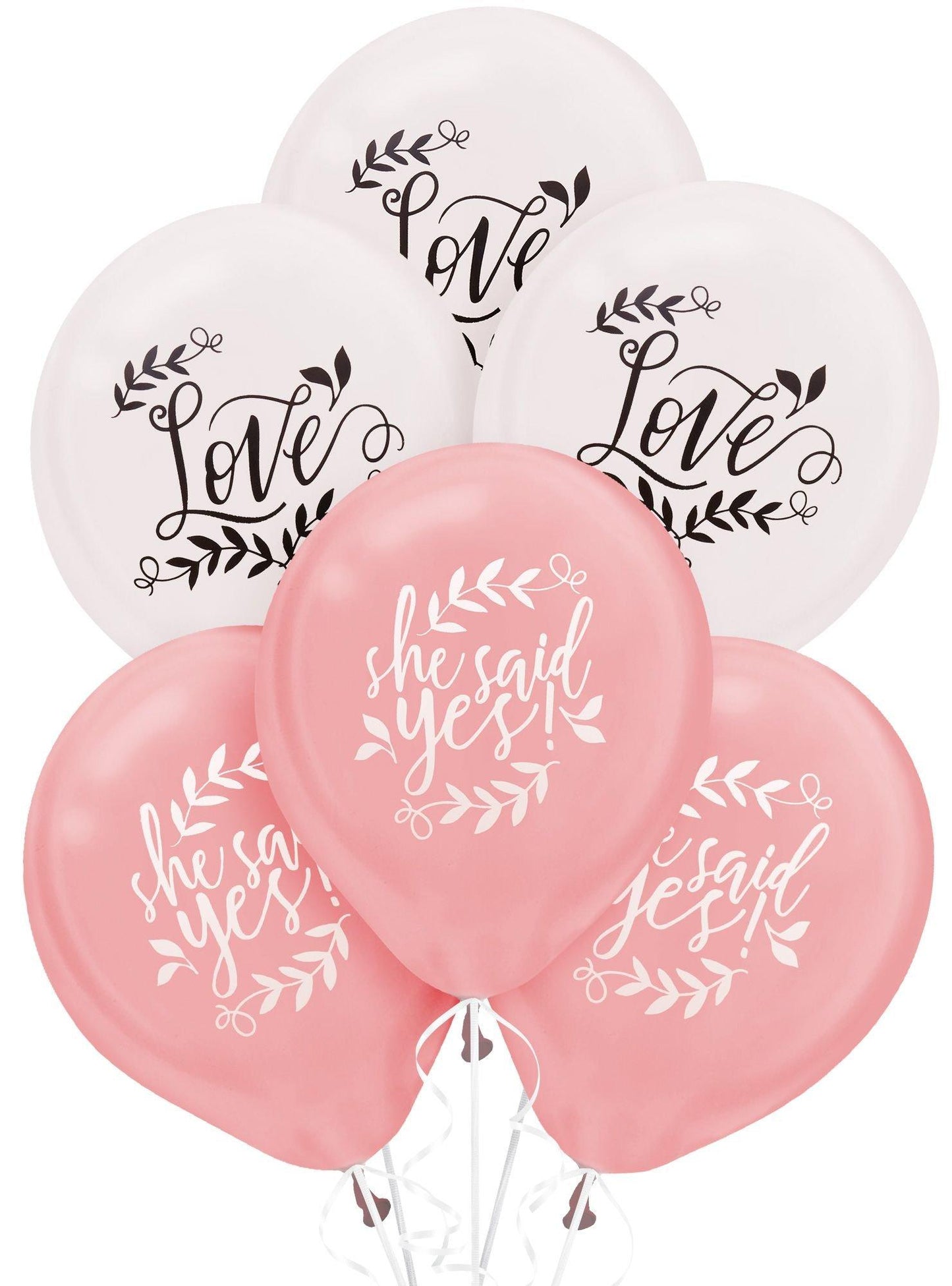 master-15ct, Floral Greenery Wedding Balloons-796115