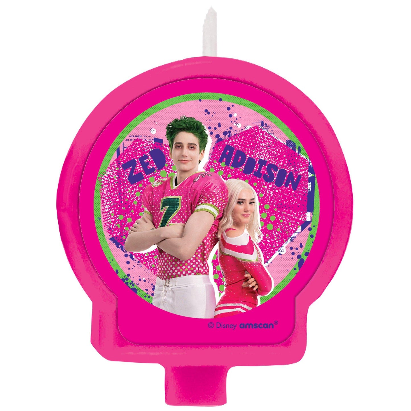 master-ZOMBIES 3 Birthday Candle, 2.4in x 2.5in-942395