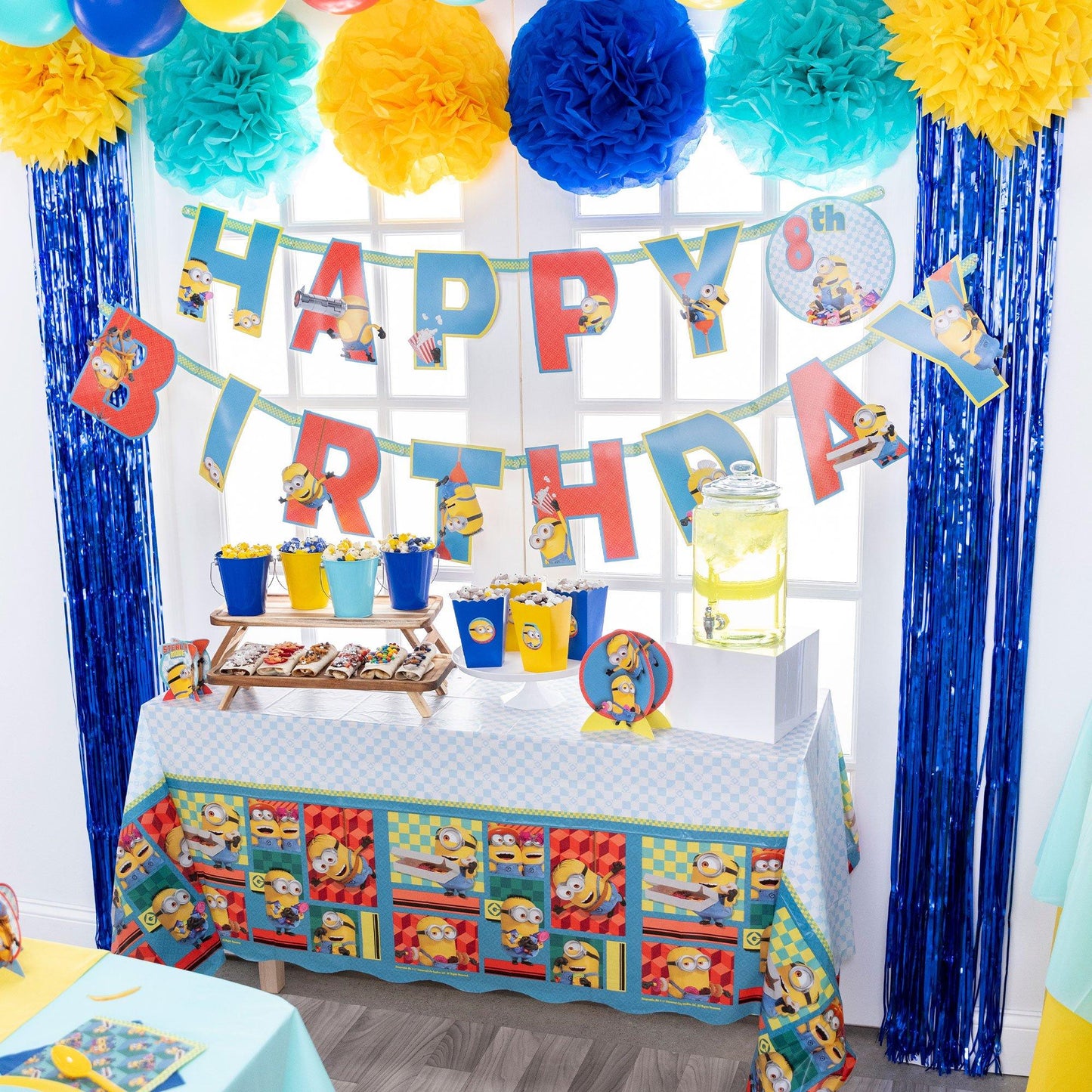 master-Minions Add an Age Cardstock Birthday Banner Kit, 10ft - Despicable Me 4-973823