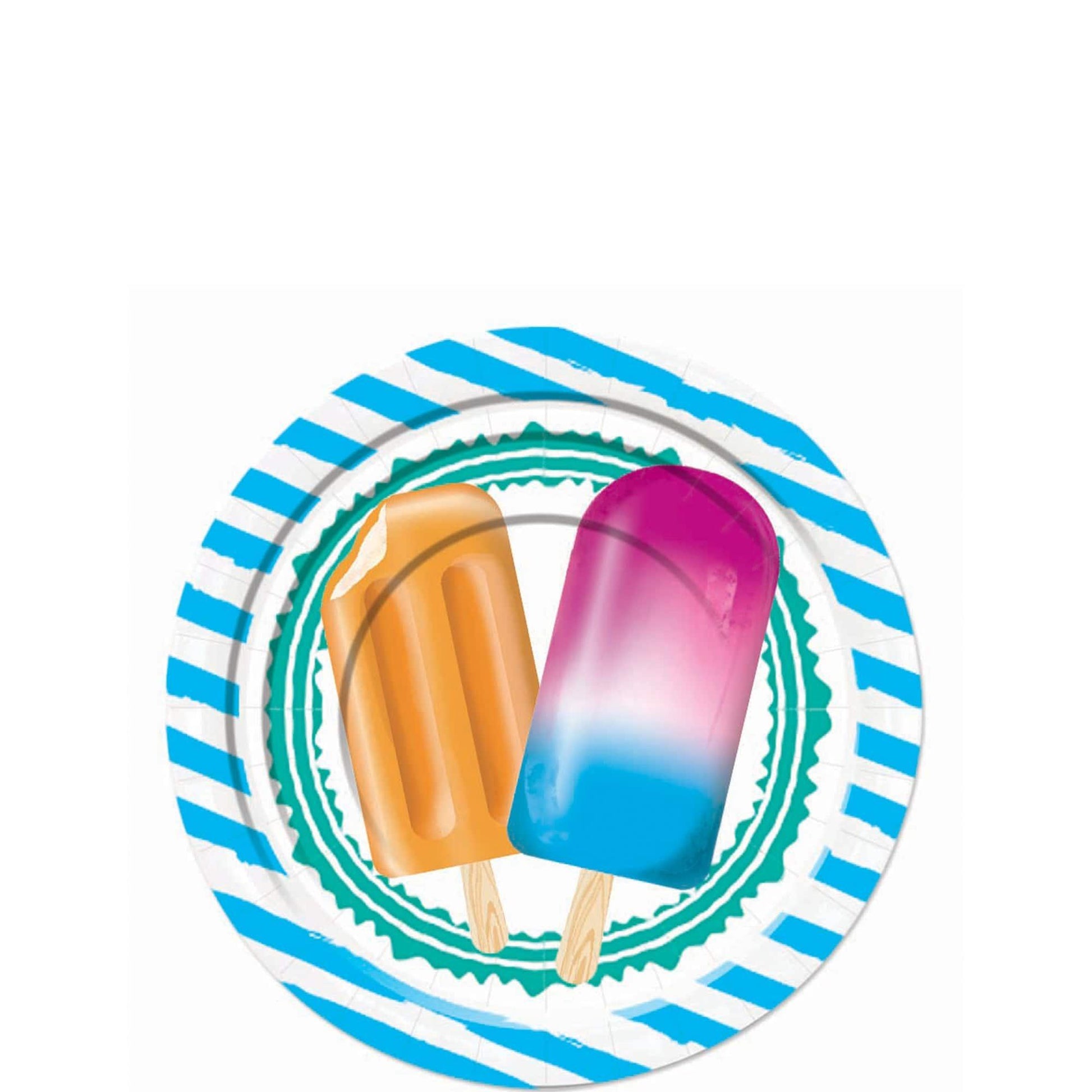 Popsicle Plates 7in
