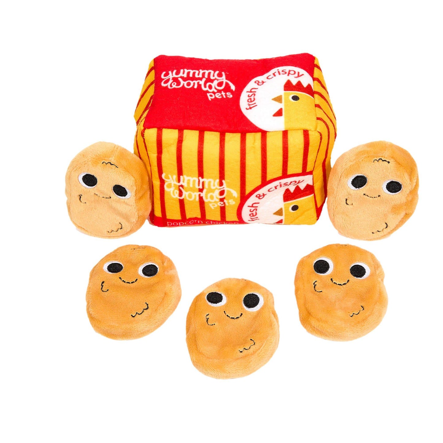 master-Yummy World Popcorn Chicken Pet Toy by Kidrobot-1011499