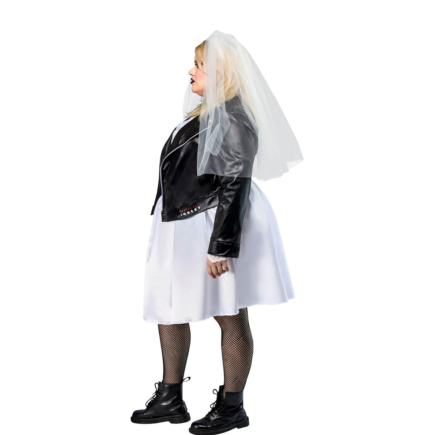 master-Women's Plus Size Bride of Chucky Tiffany Costume-1011659