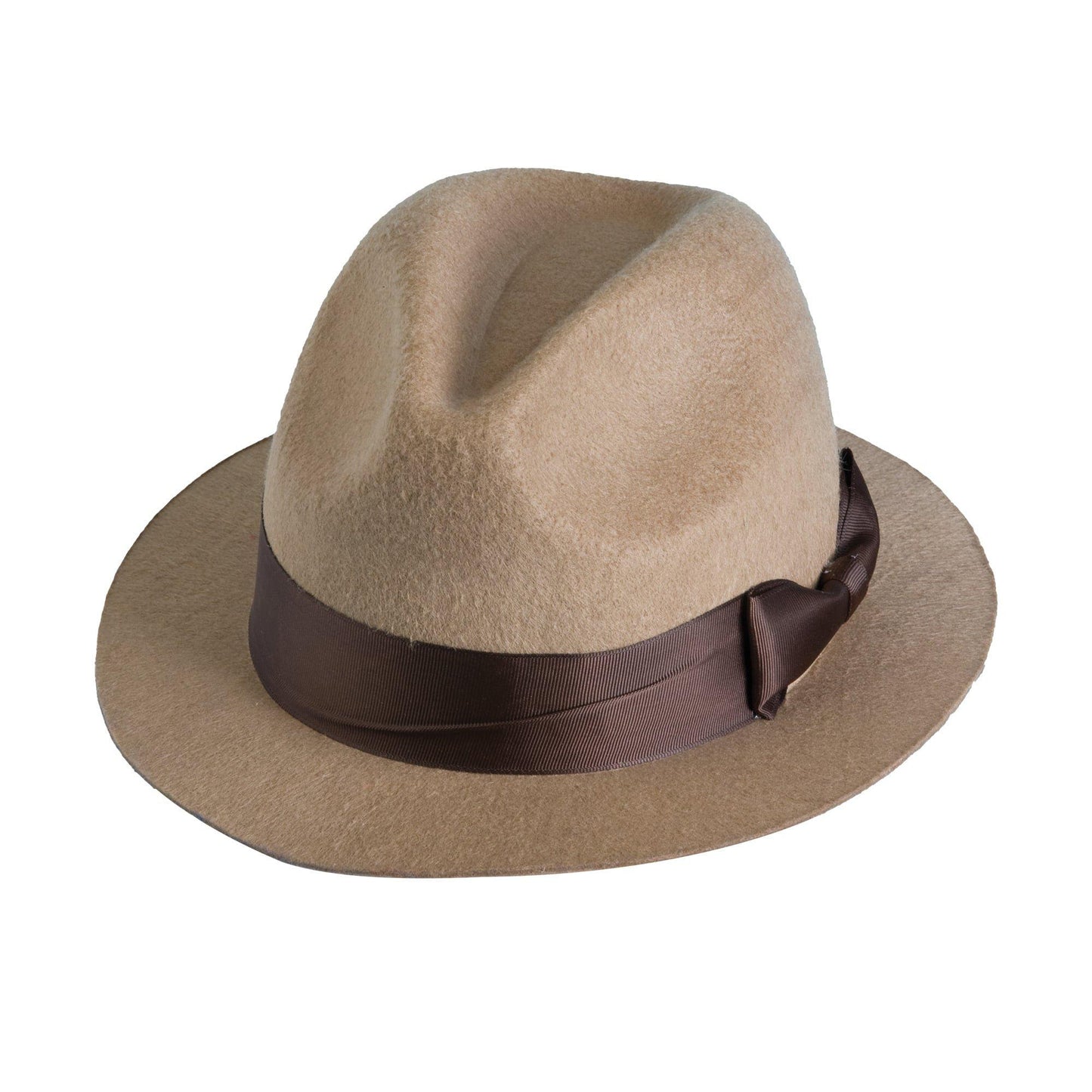 master-Men's Tan Fedora-1012205