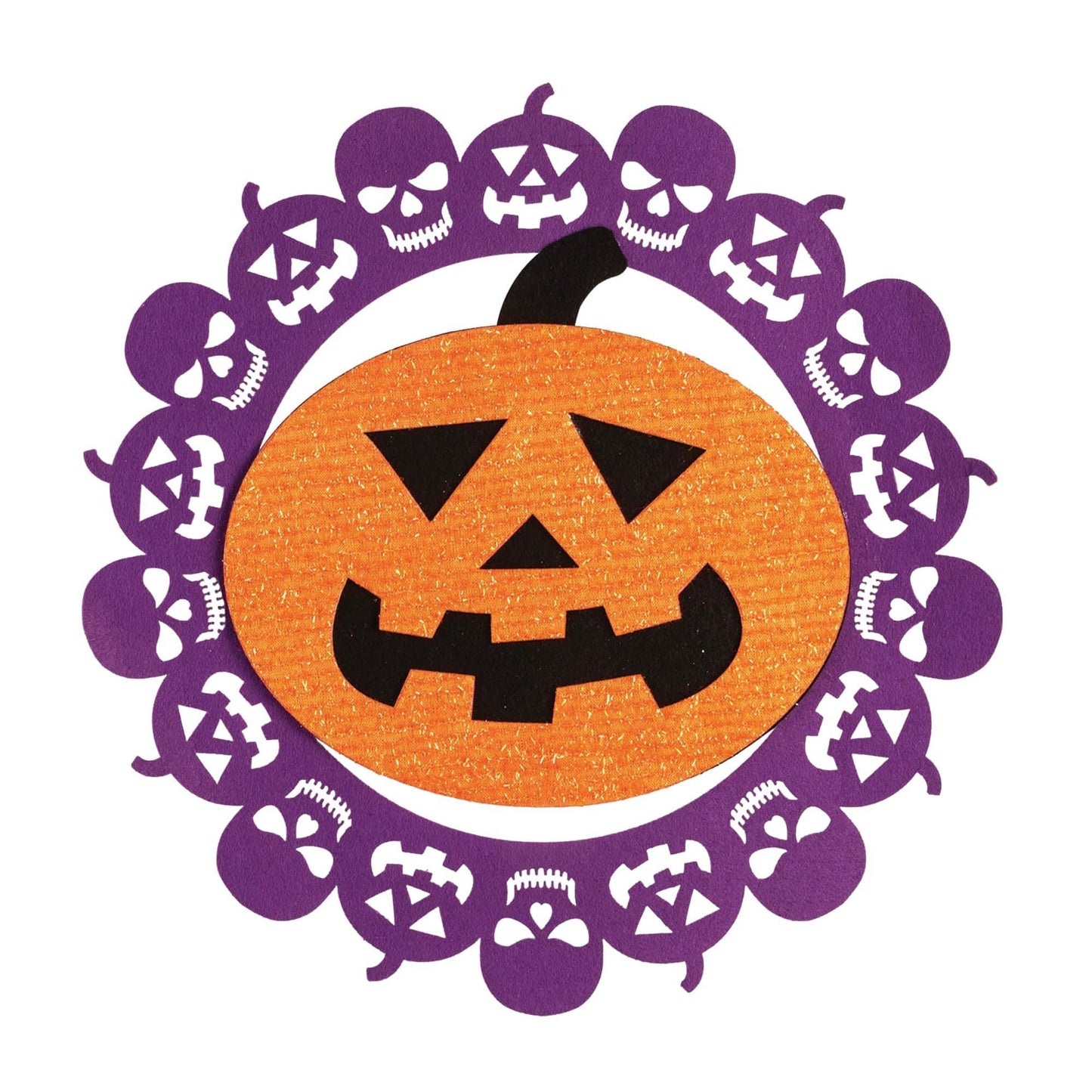 master-15-inch Jack-o-Lantern and Skull Decoration-1012402