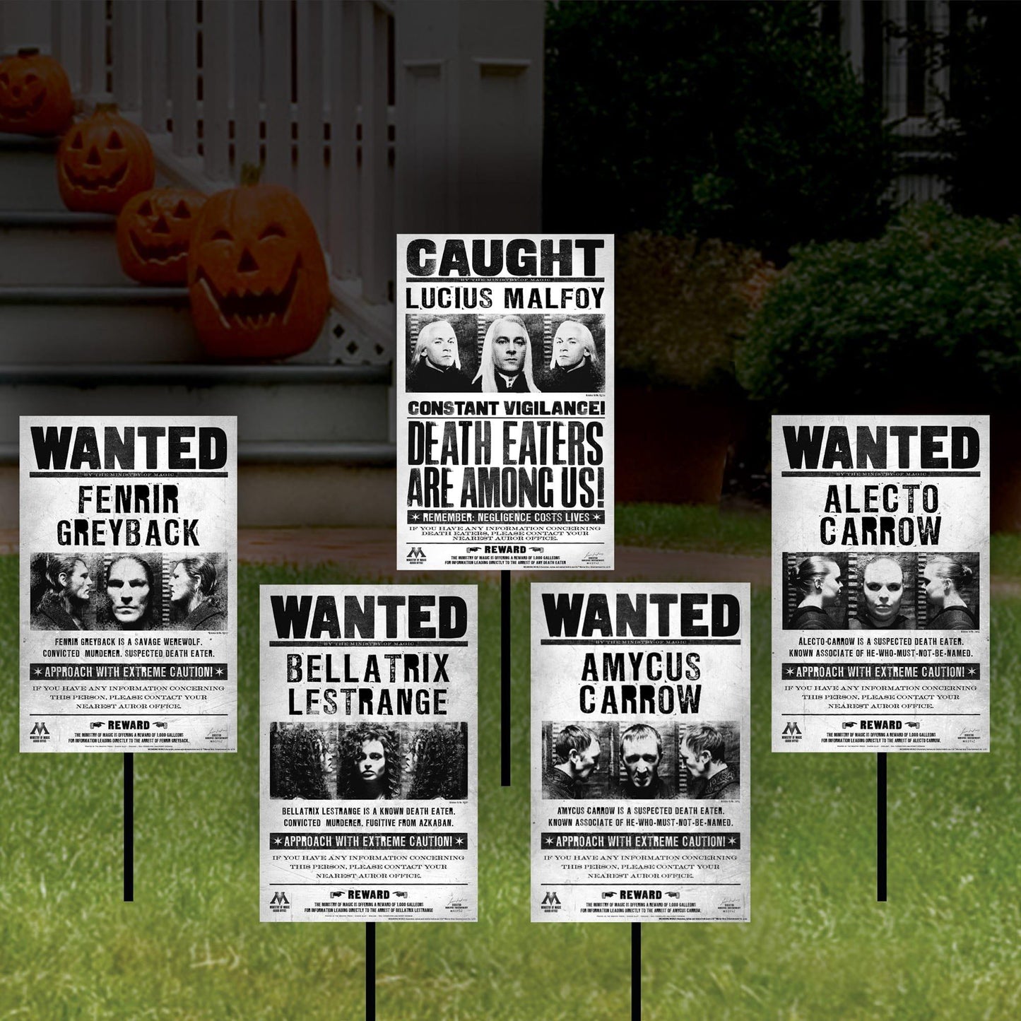 master-17-inch Harry Potter Wanted Signs Lawn Decoration-1012489