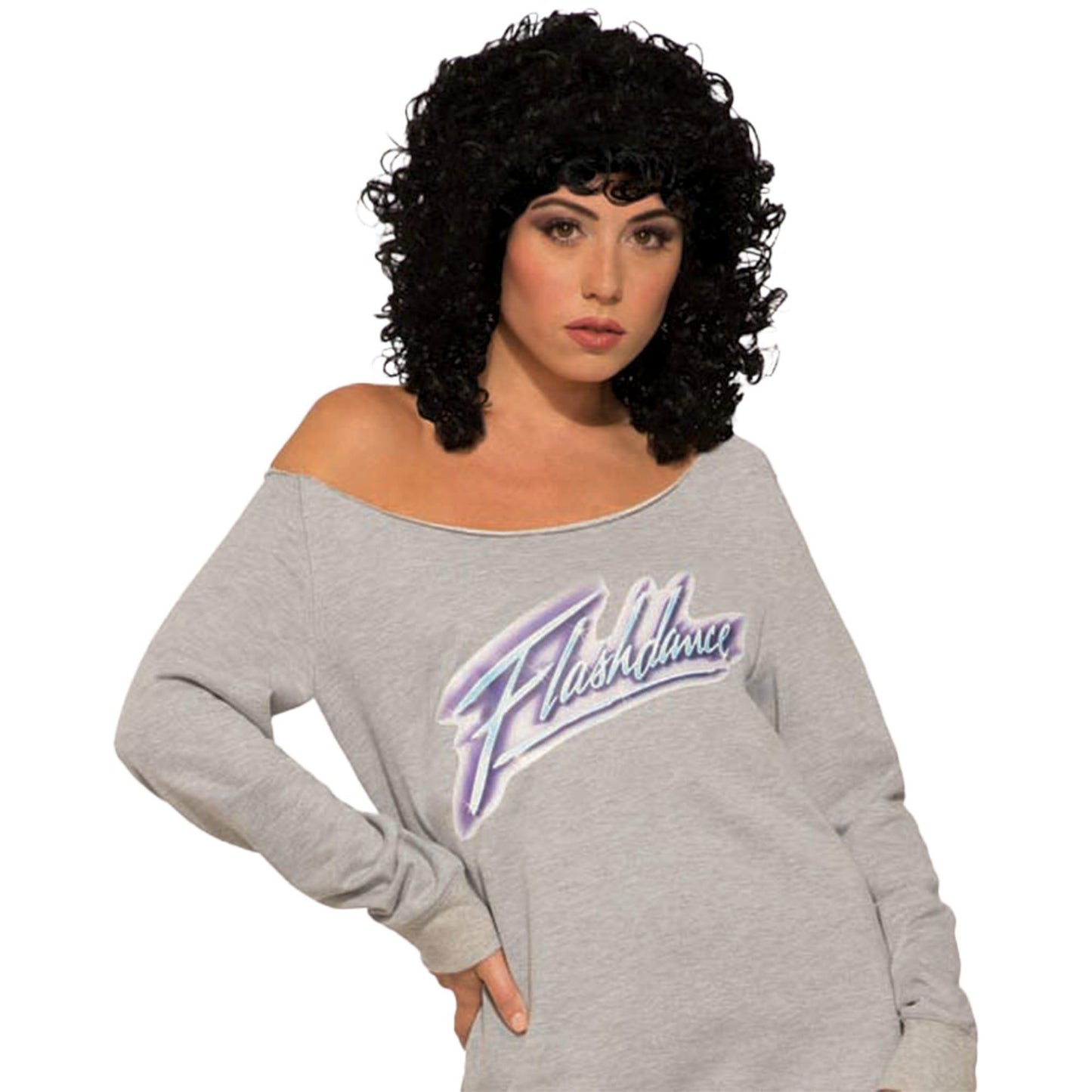 master-Women's Dark Brown Flashdance Wig-1012533
