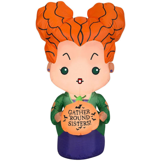 master-3.5 Foot Hocus Pocus Winifred Sanderson Light Up Halloween Inflatable Lawn Decoration-1016249