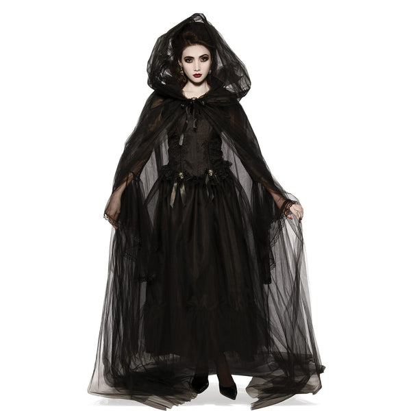 Black Hooded Cape, Adult - Adult Costumes | Party City
