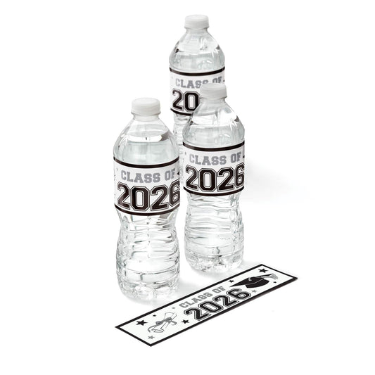 Class of 2026 Water Bottle Lable, 24ct
