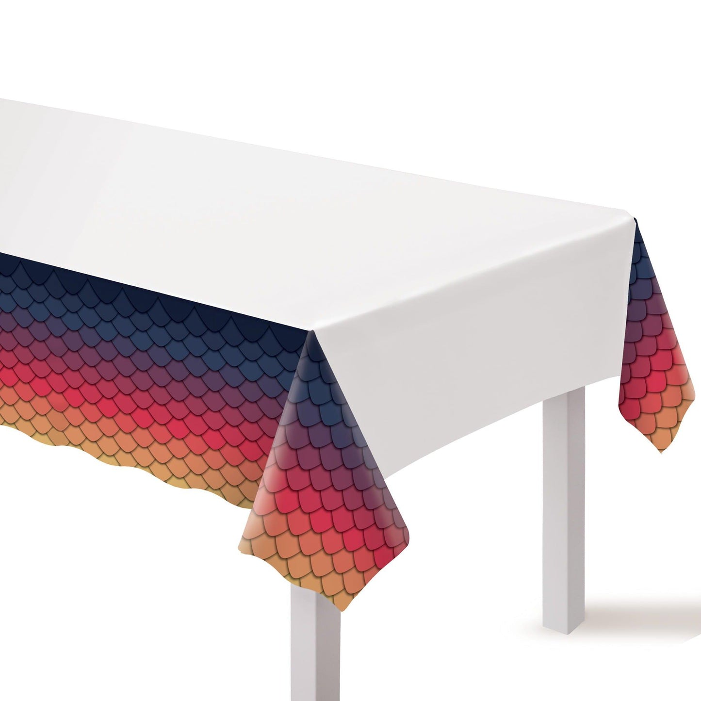 master-Dragon Party Plastic Table Cover, 54in x 96in -1017568