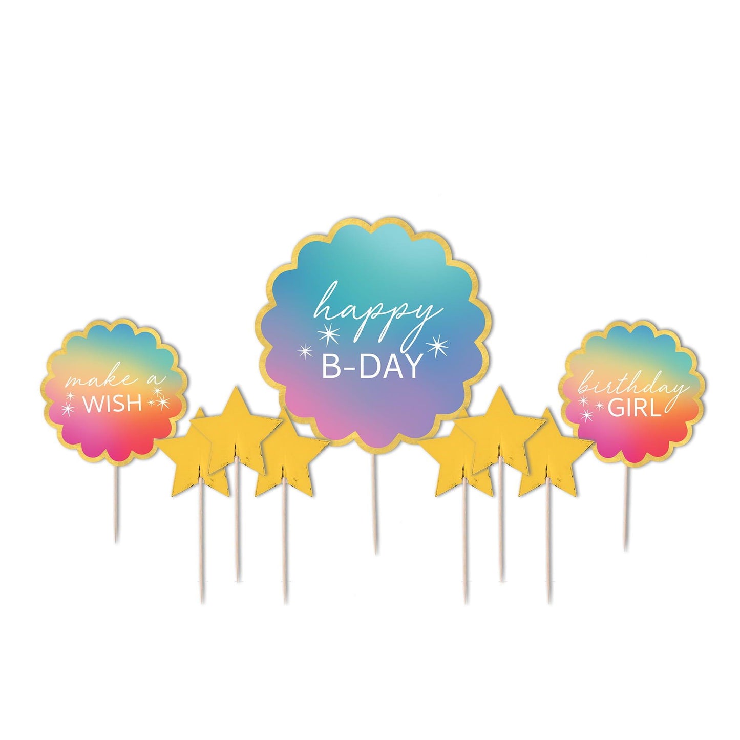master-Digital Dream Cake Topper Kit, 9pc-1017660