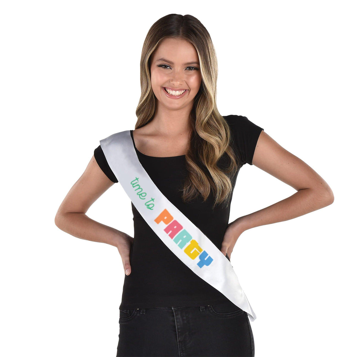 Colorful Collage Sash - Birthday Party | Party City