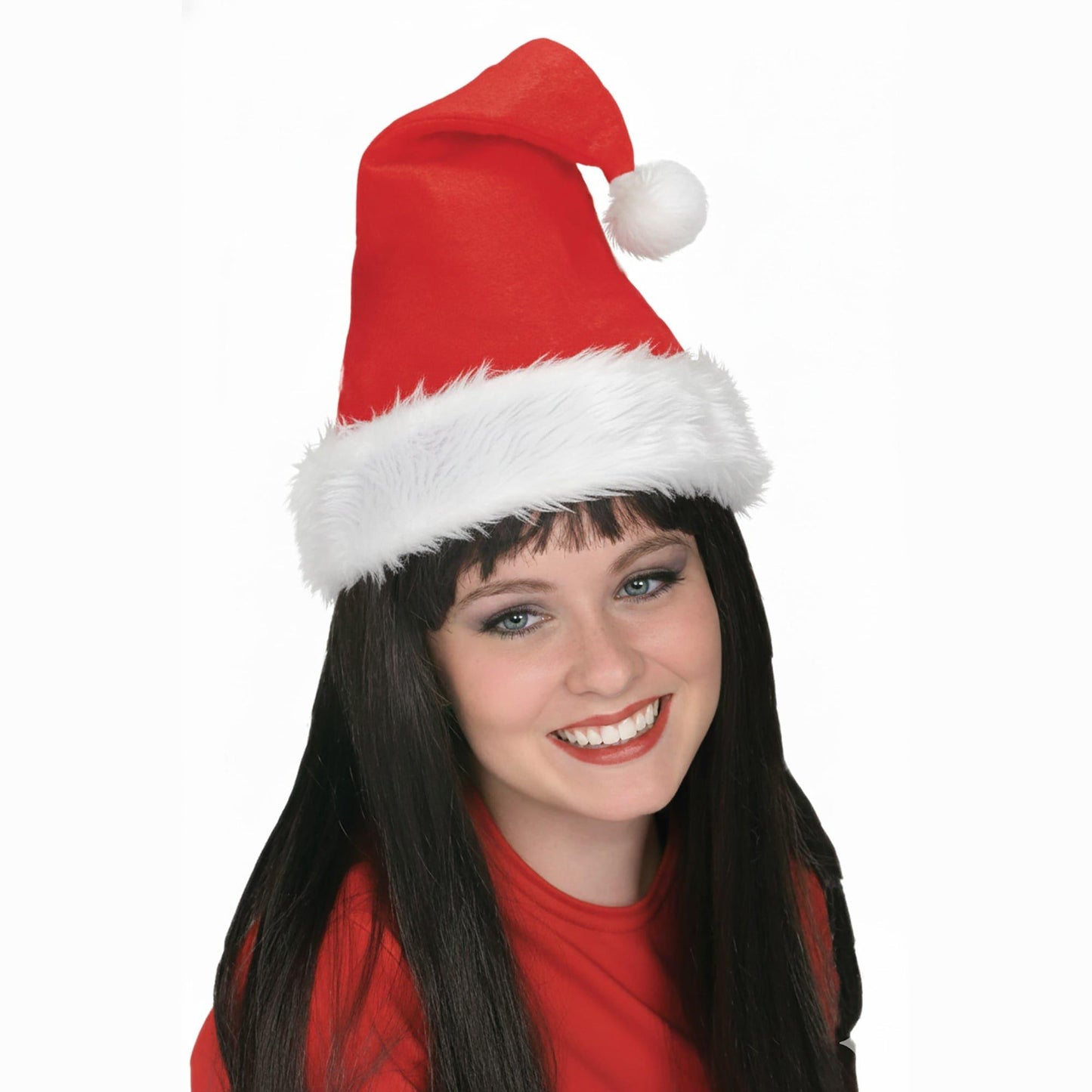 master-Adult Deluxe Santa Hat-1017915