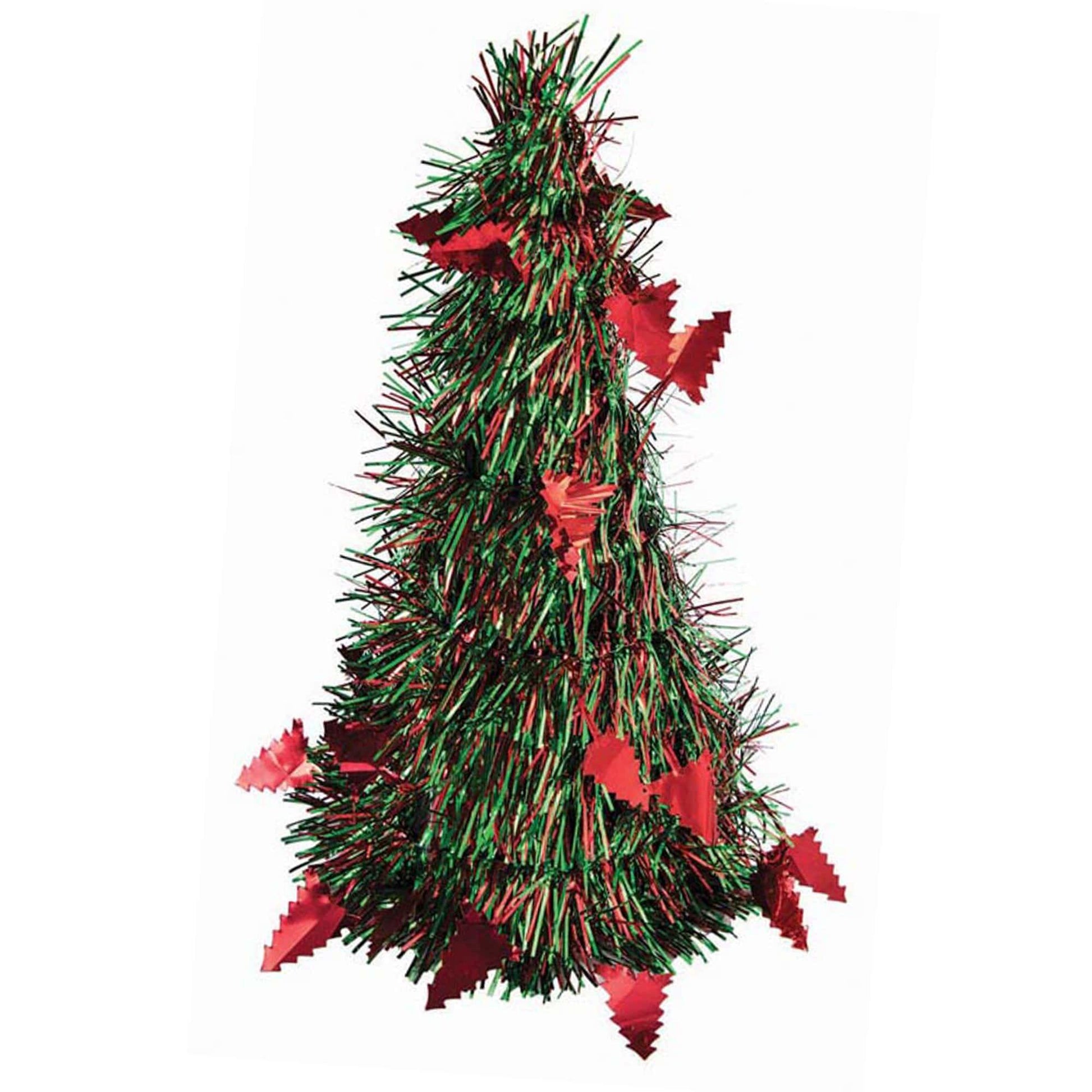 Tinsel Tree Topper - 10in