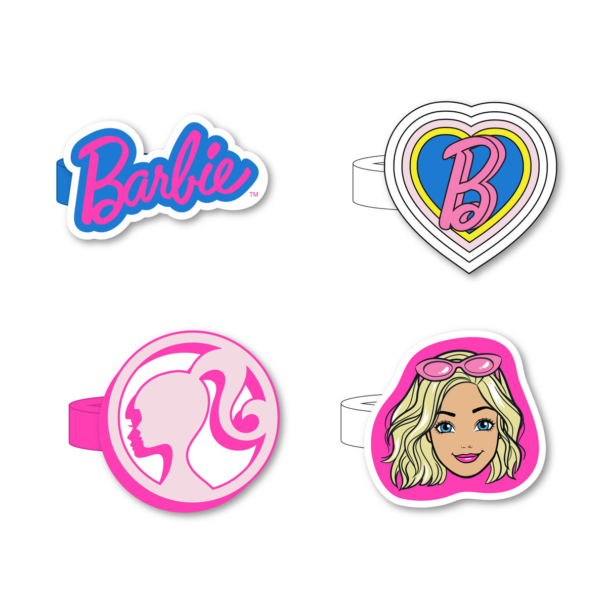 Barbie Party Rings, 8ct - Barbie Party Supplies | Party City