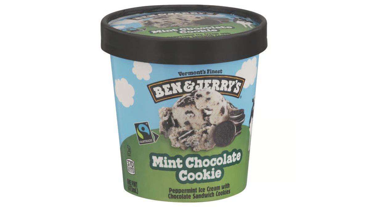 Ben & Jerry's Ice Cream Mint Chocolate Cookie (1 pt)