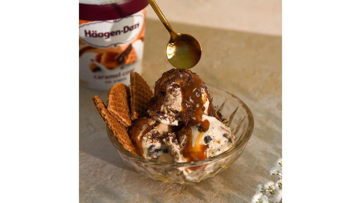 Haagen-Dazs Ice Cream Caramel Cone (14 oz)