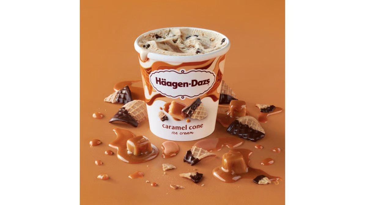 master-Haagen-Dazs Ice Cream Caramel Cone (14 oz)-1019903