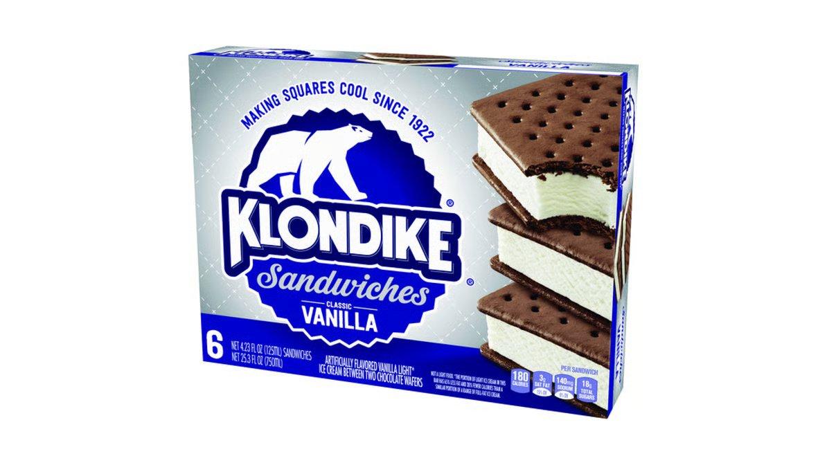 master-Klondike Ice Cream Sandwich Classic Vanilla (4.23 oz x 6 ct)-1019911