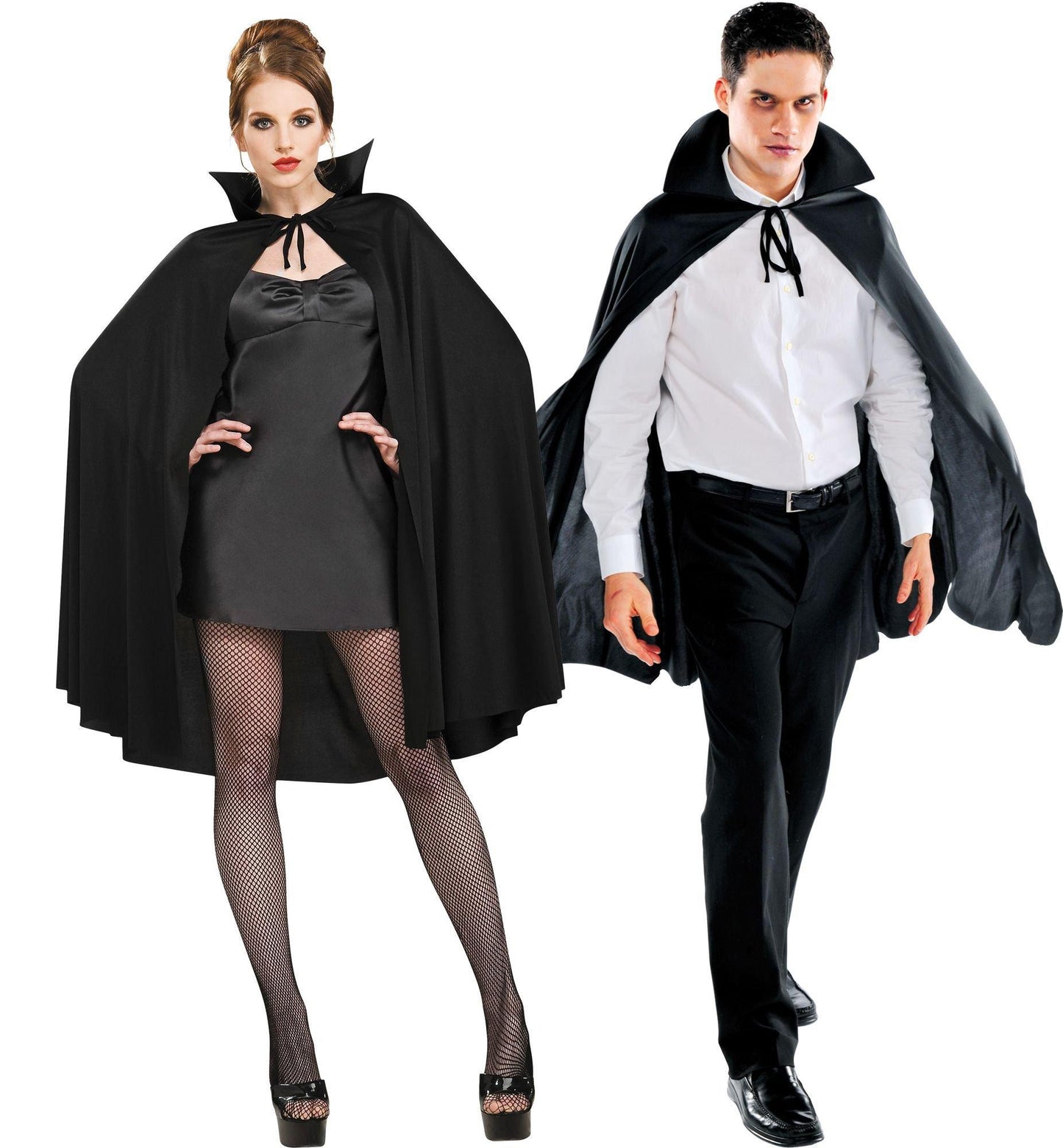 master-Adult Black Cape Deluxe-176162