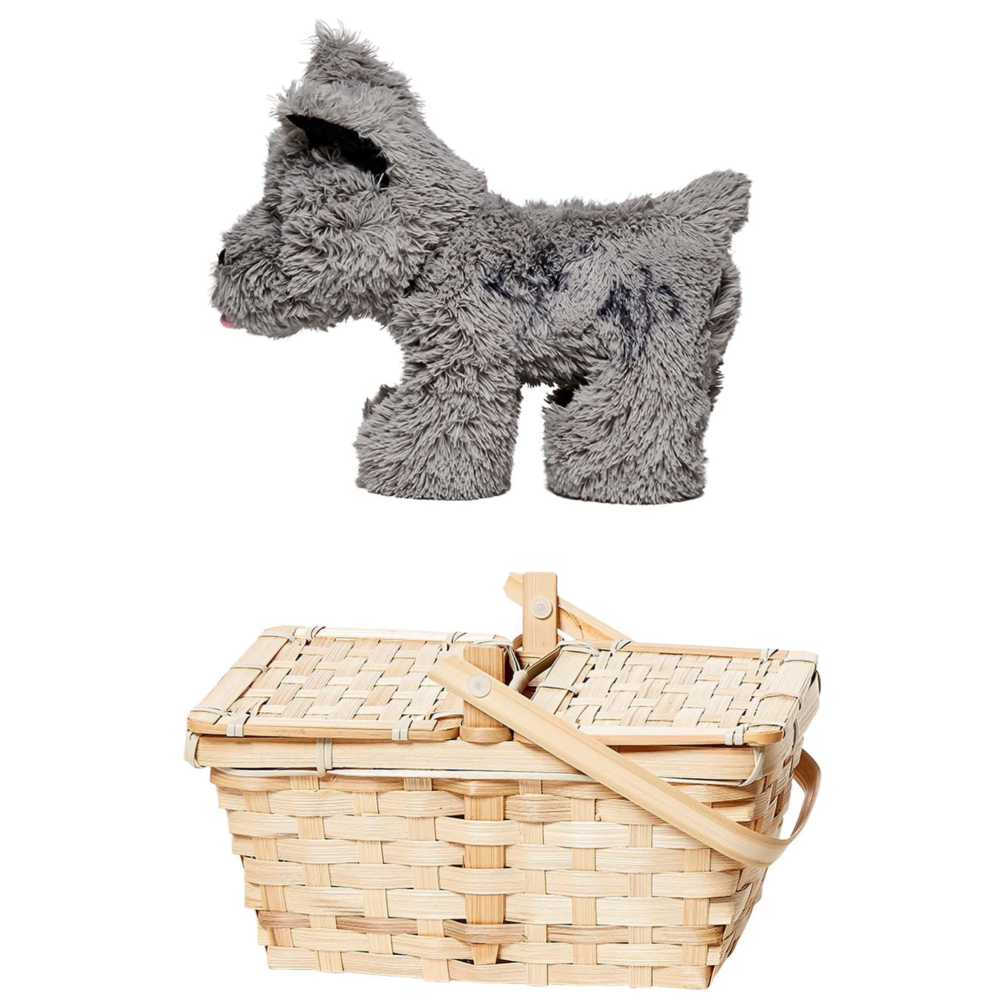 ✿ Toto  ✿ Adult Wizard of Oz Toto in a Basket - Deluxe Accessory - Costume