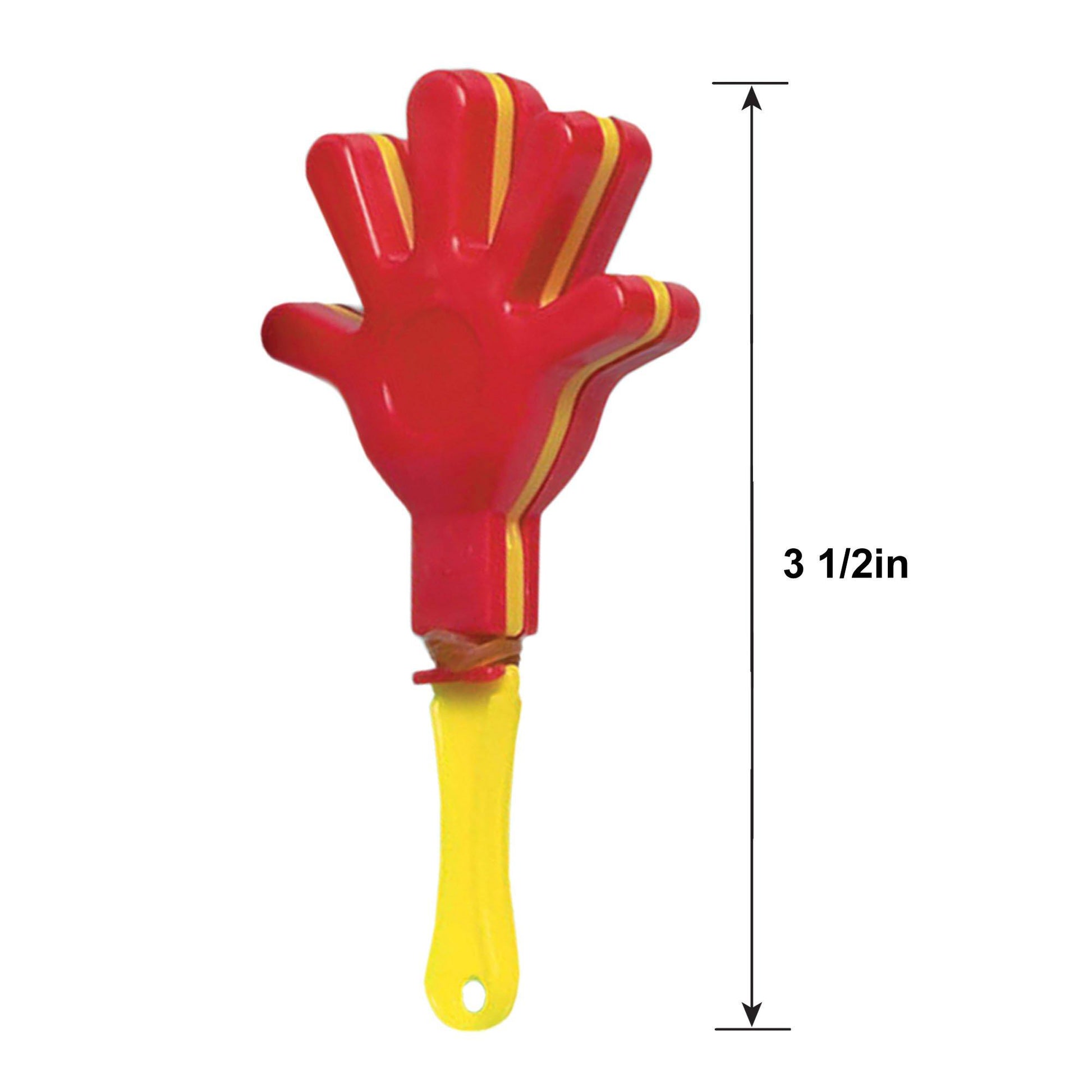 Mini Hand Clappers 12ct – Colorful Party Favor Noise Makers