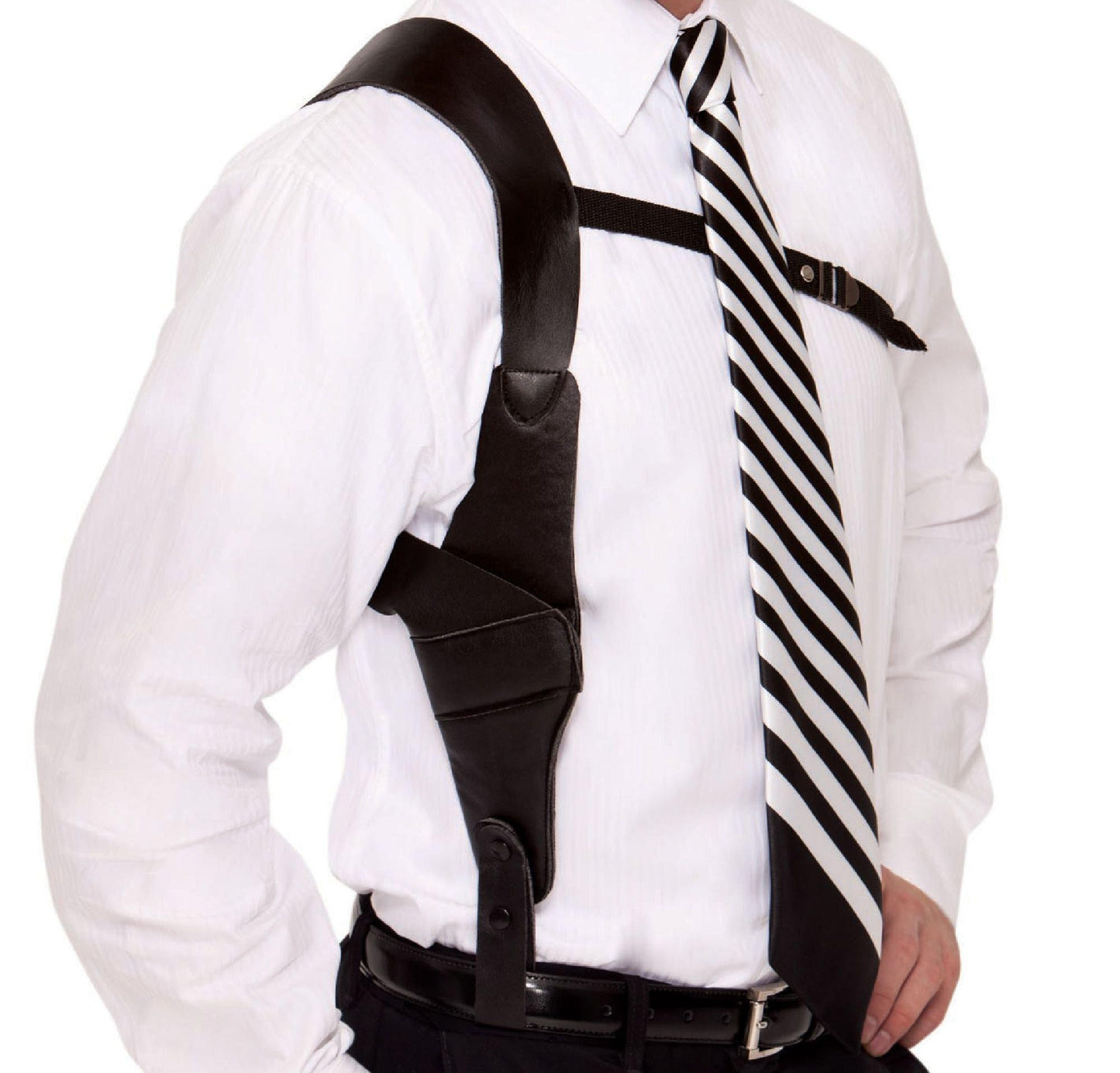 master-Adult Black Shoulder Gun Holster-314227