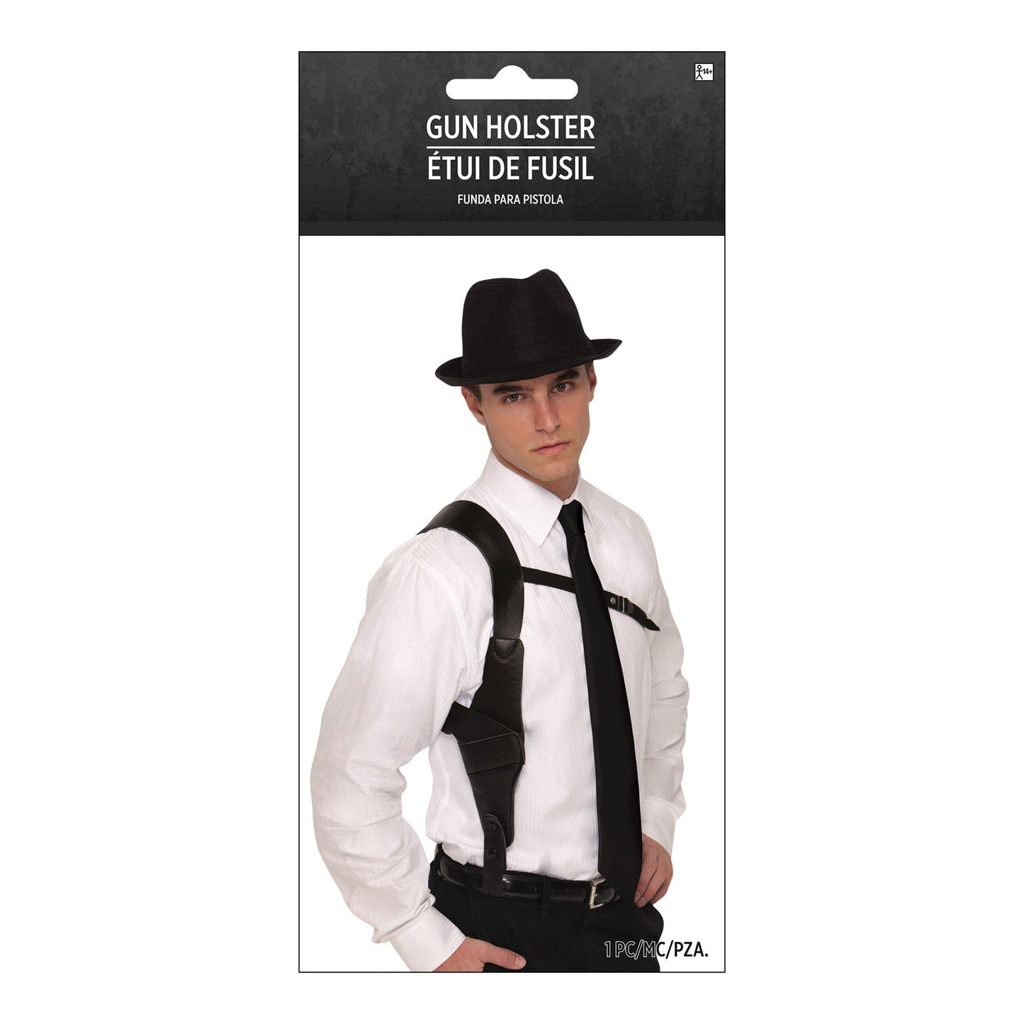 master-Adult Black Shoulder Gun Holster-314227