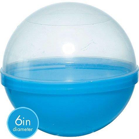 Blue Ball Favor Container 6in Diameter