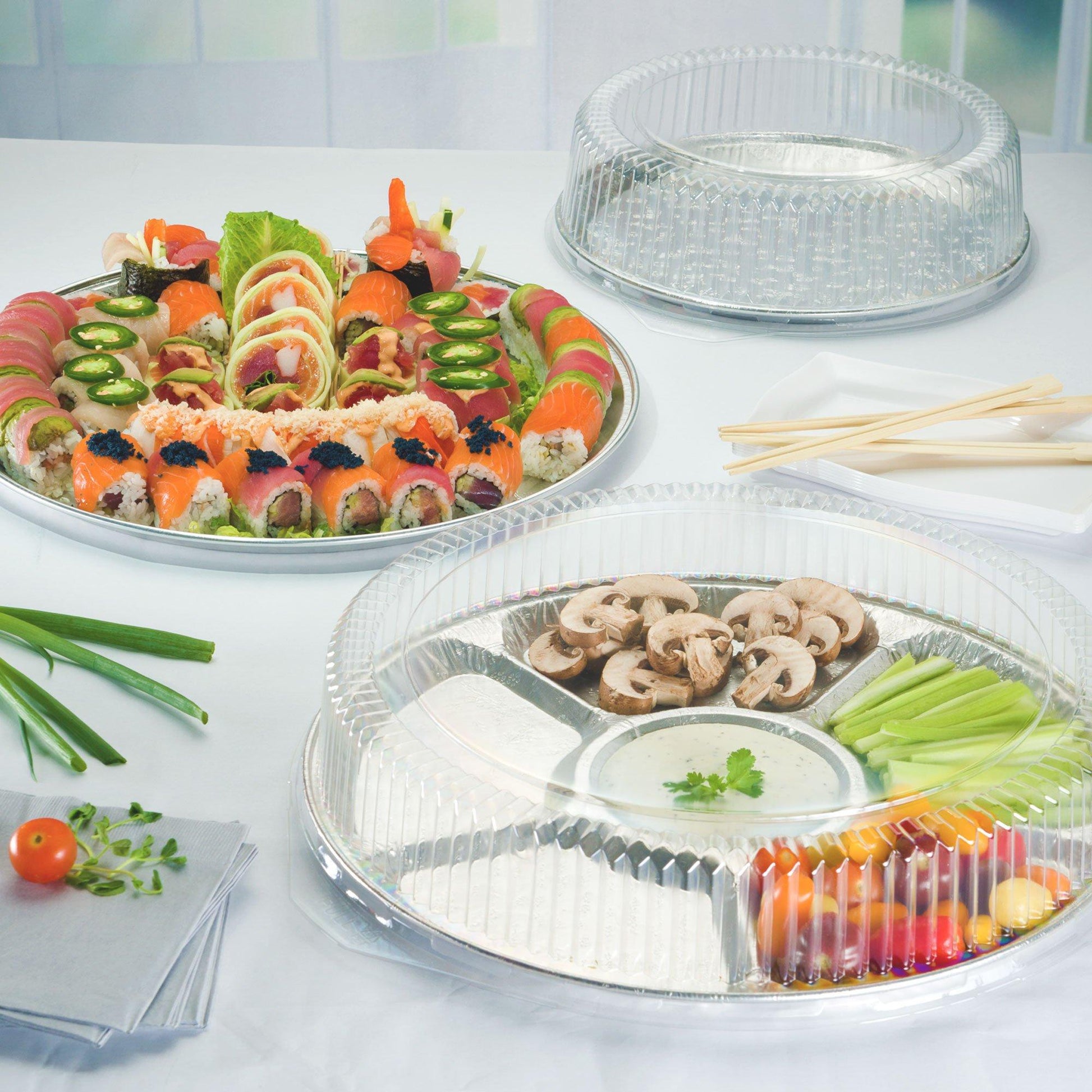 Embossed Aluminum Platter, 12in