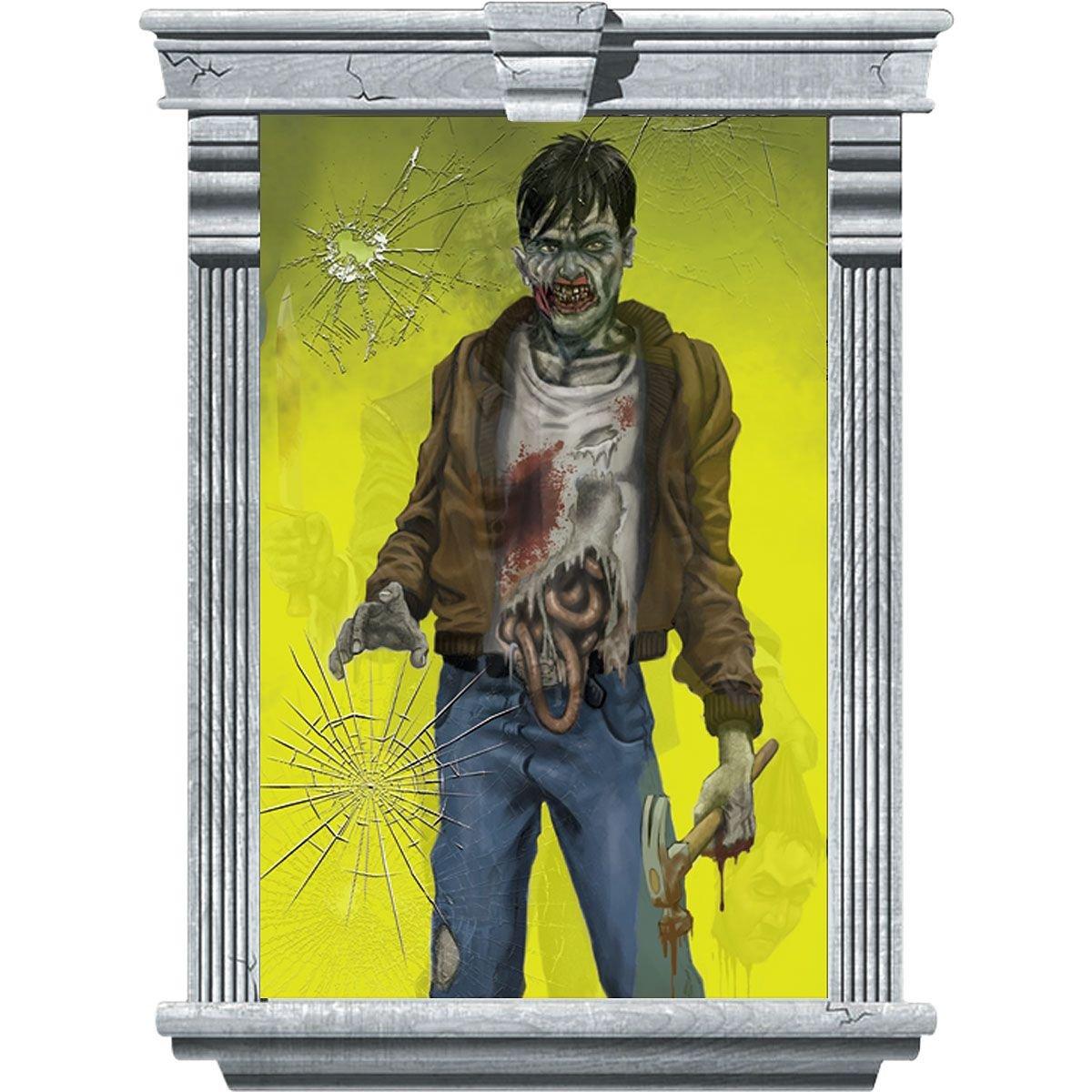 Killer Zombie Window Decorations 2ct