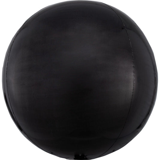 Black Orbz Balloon, 16in
