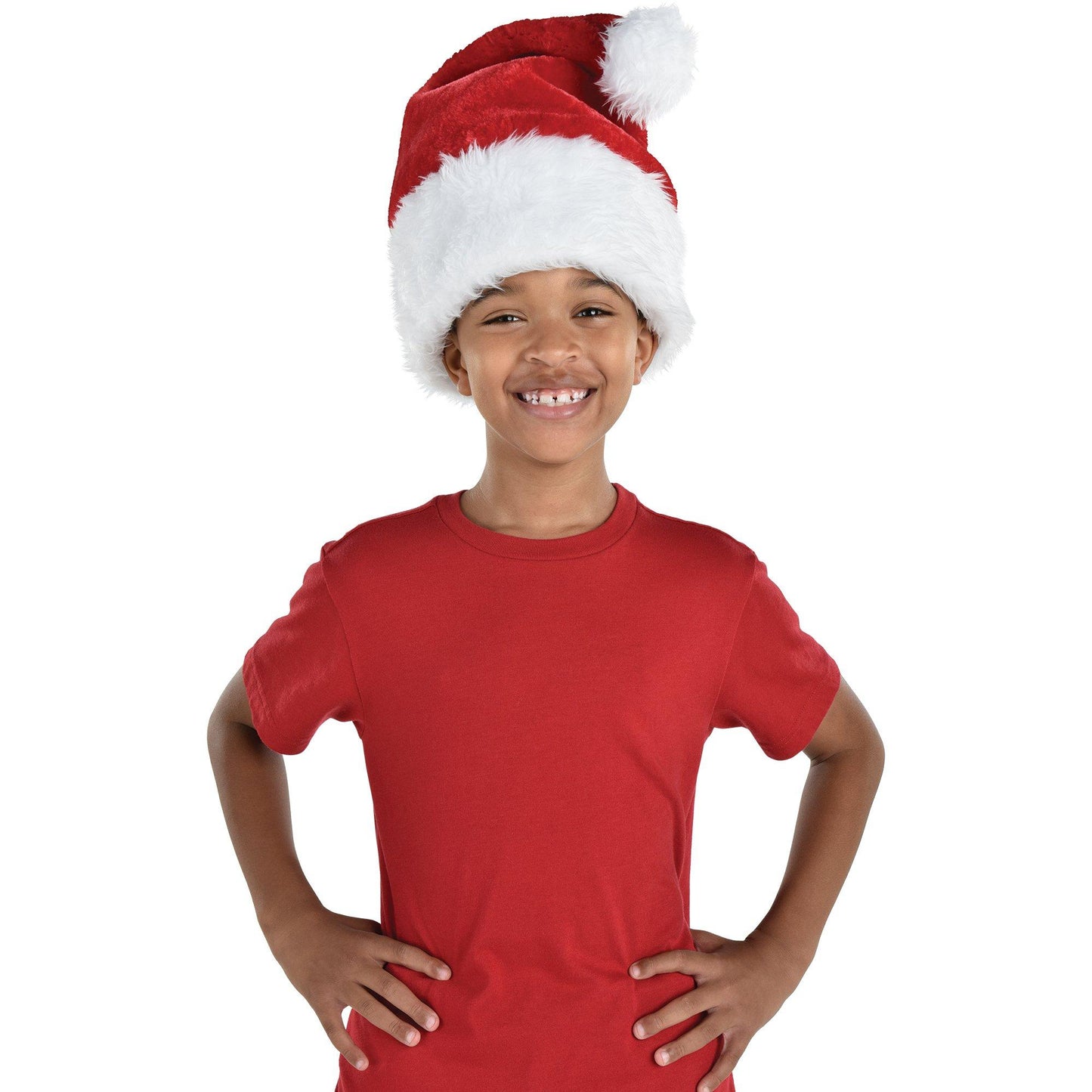 master-Deluxe Adjustable Santa Hat for Kids & Adults-603676