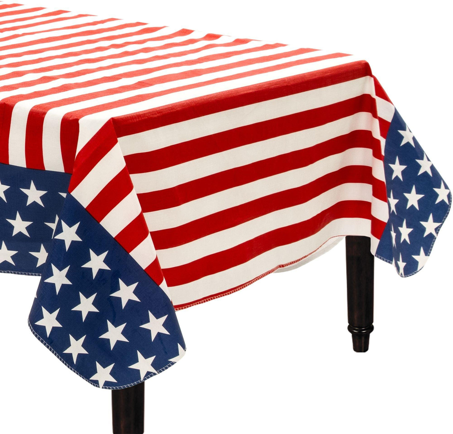 master-Patriotic American Flag Flannel-Backed Vinyl Tablecloth-615944