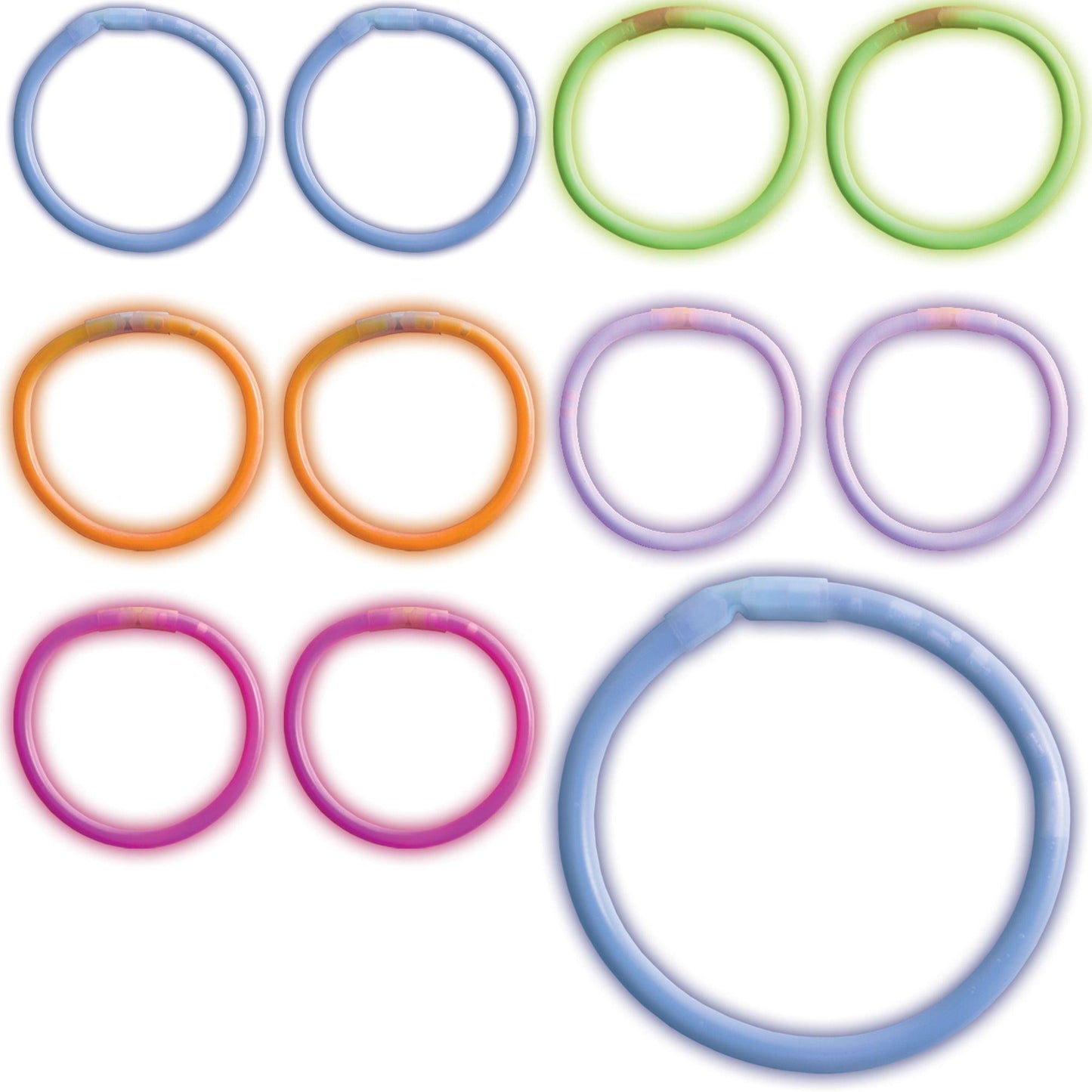 master-Multicolor Glow Bracelets 180ct-636819
