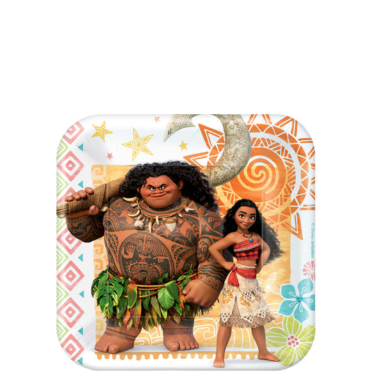 Moana Plates 8ct, Assorted Options