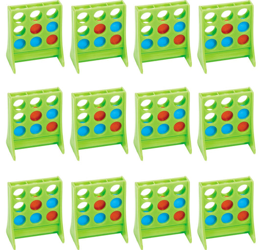 Mini 3-in-a-Row Games 12ct – Classic Party Favor Game
