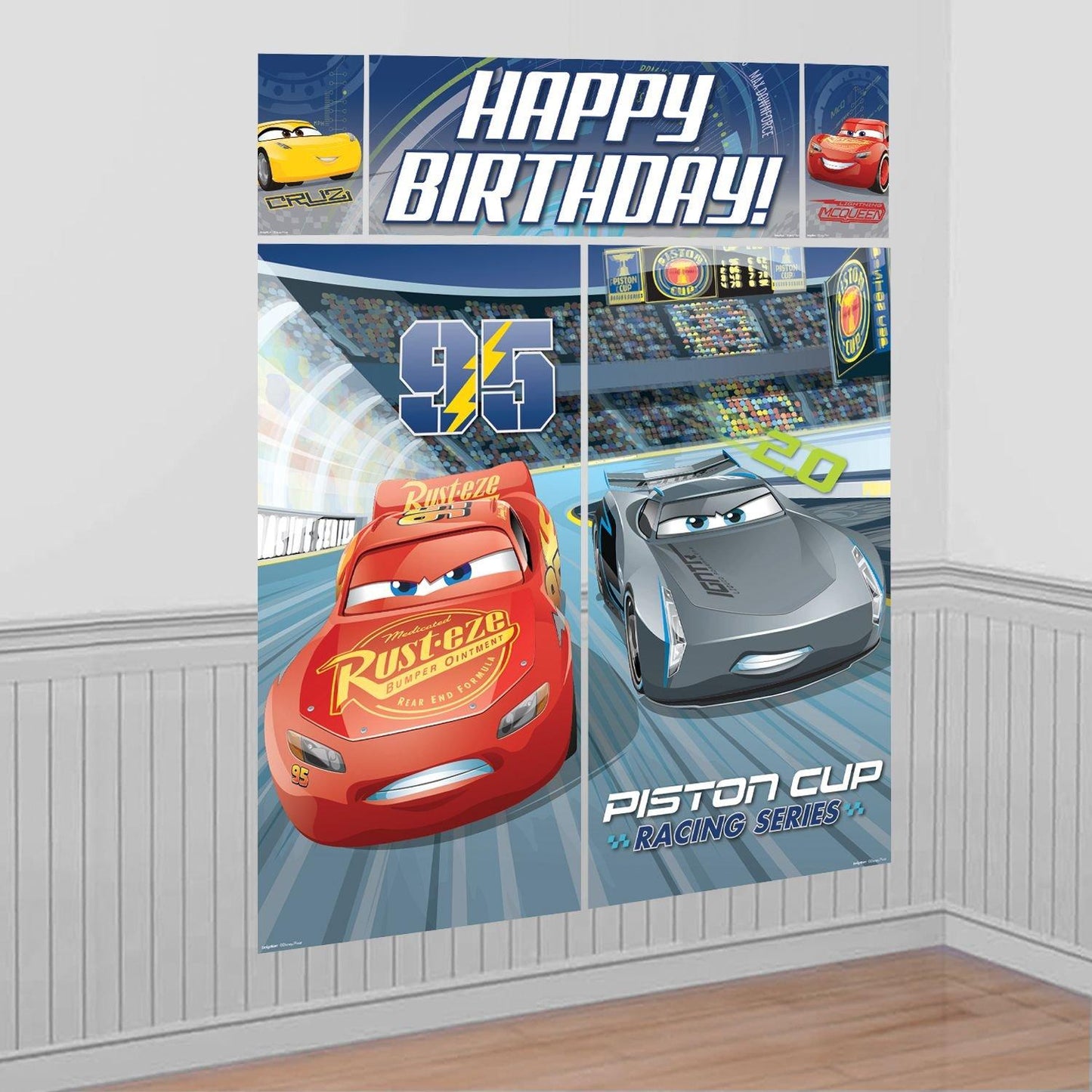 master-Cars 3 Scene Setter 5pc-744487
