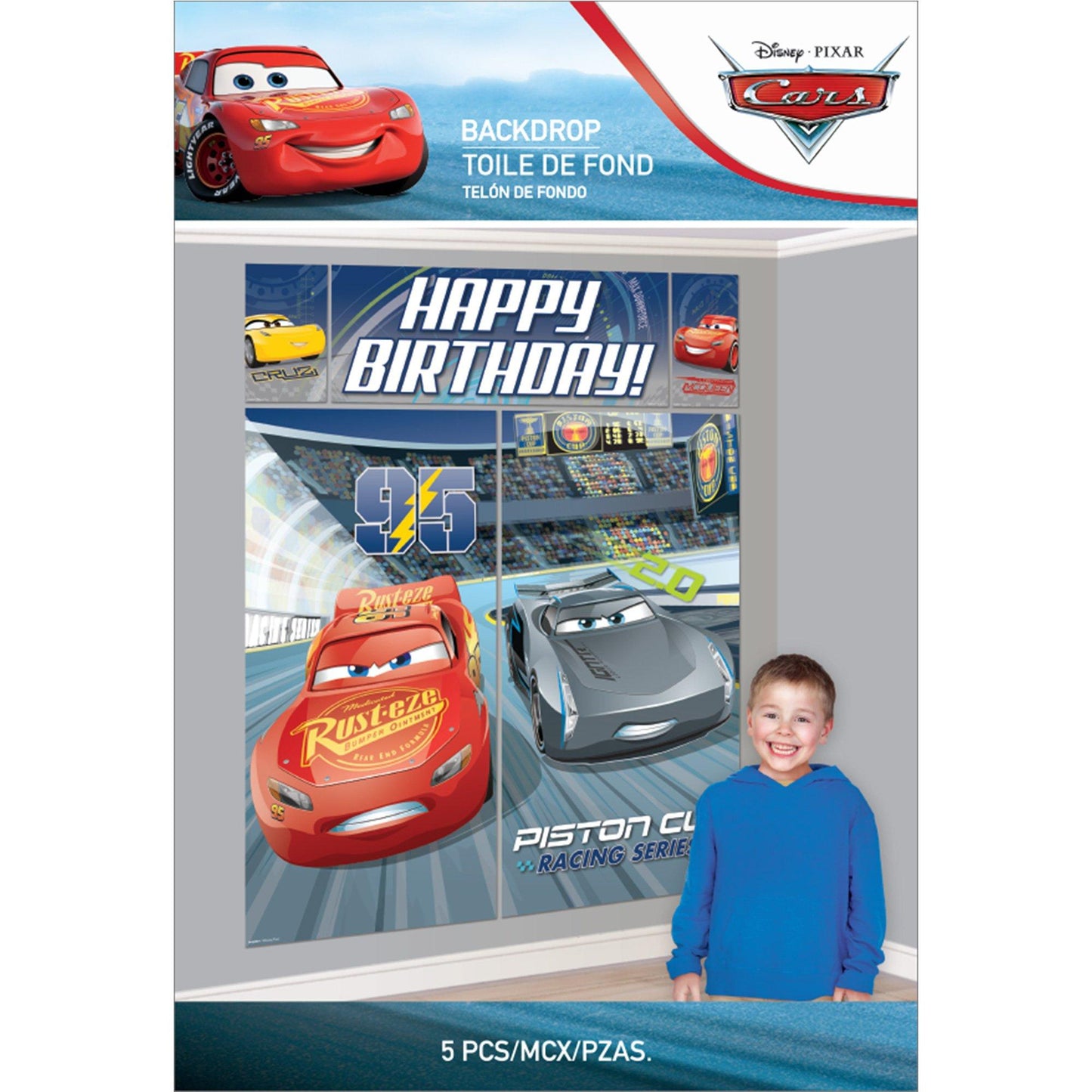 master-Cars 3 Scene Setter 5pc-744487
