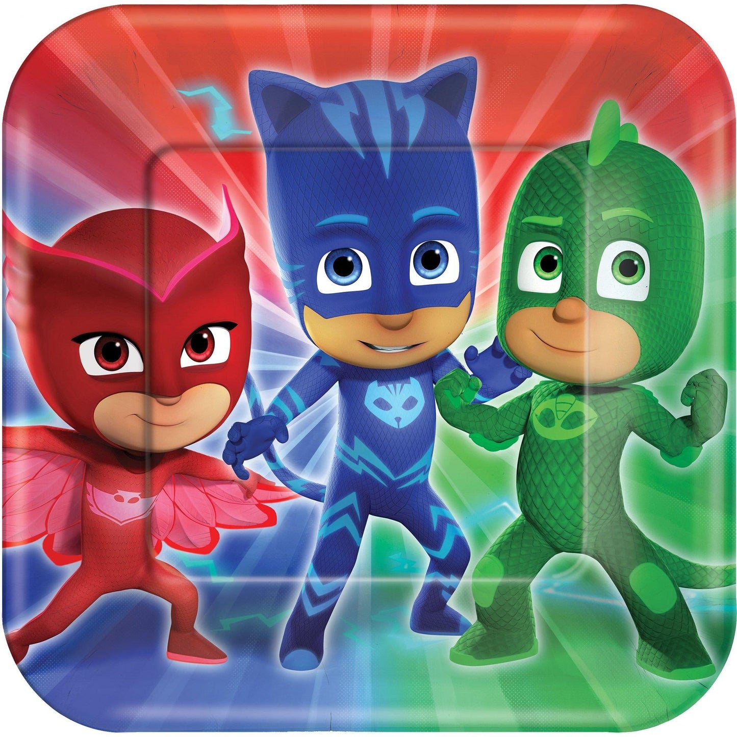 master-PJ Masks Lunch Plates 8ct-744584