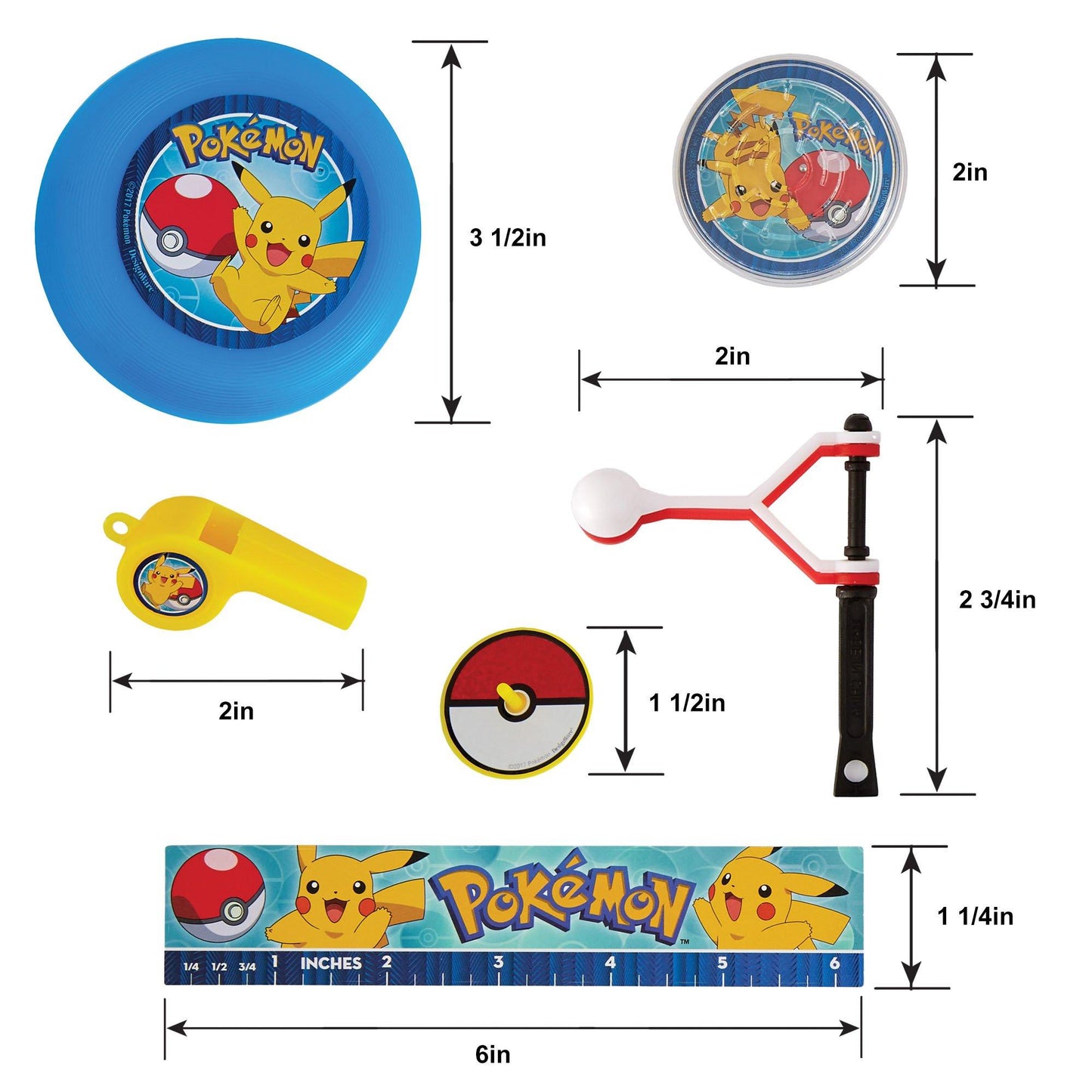Pokémon Core Favor Pack, 48pc - Birthday Party