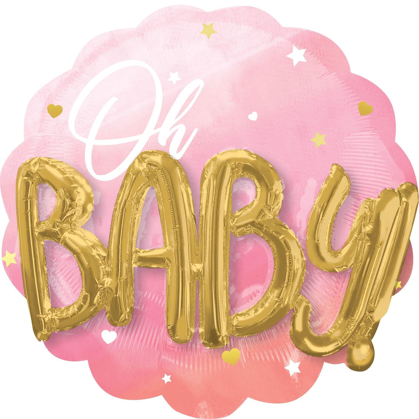 master-Pink Oh Baby 3D Balloon-846649