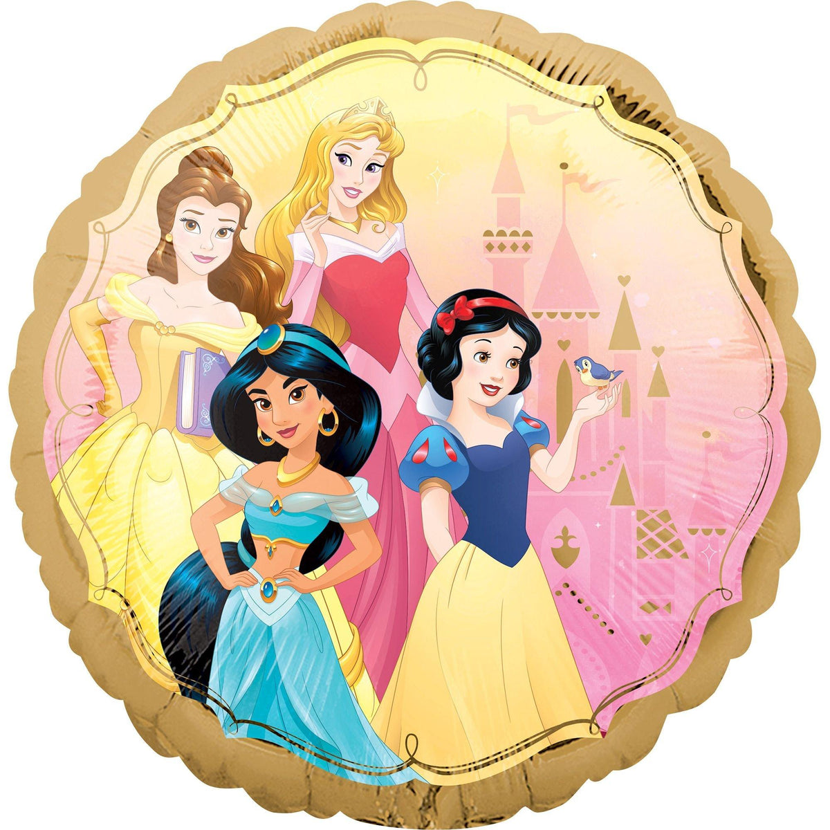 Round Disney Princess Balloon, 17in - Balloons | Party City