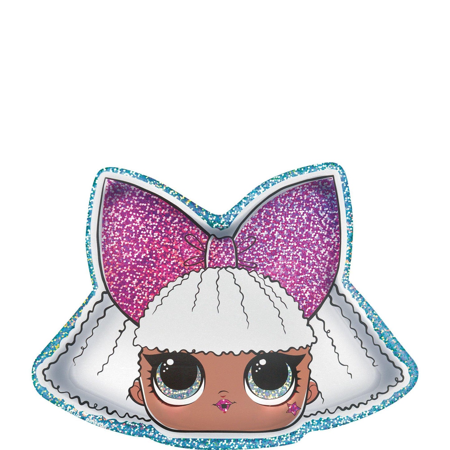 master-Prismatic Diva-Shaped Dessert Plates, 8.8in, 8ct - L.O.L. Surprise! Together 4-Eva-911993