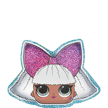 Prismatic Diva-Shaped Dessert Plates, 8.8in, 8ct - L.O.L. Surprise! Together 4-Eva