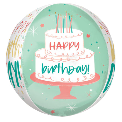 Happy Cake Day Birthday Balloon, 16in - Orbz®