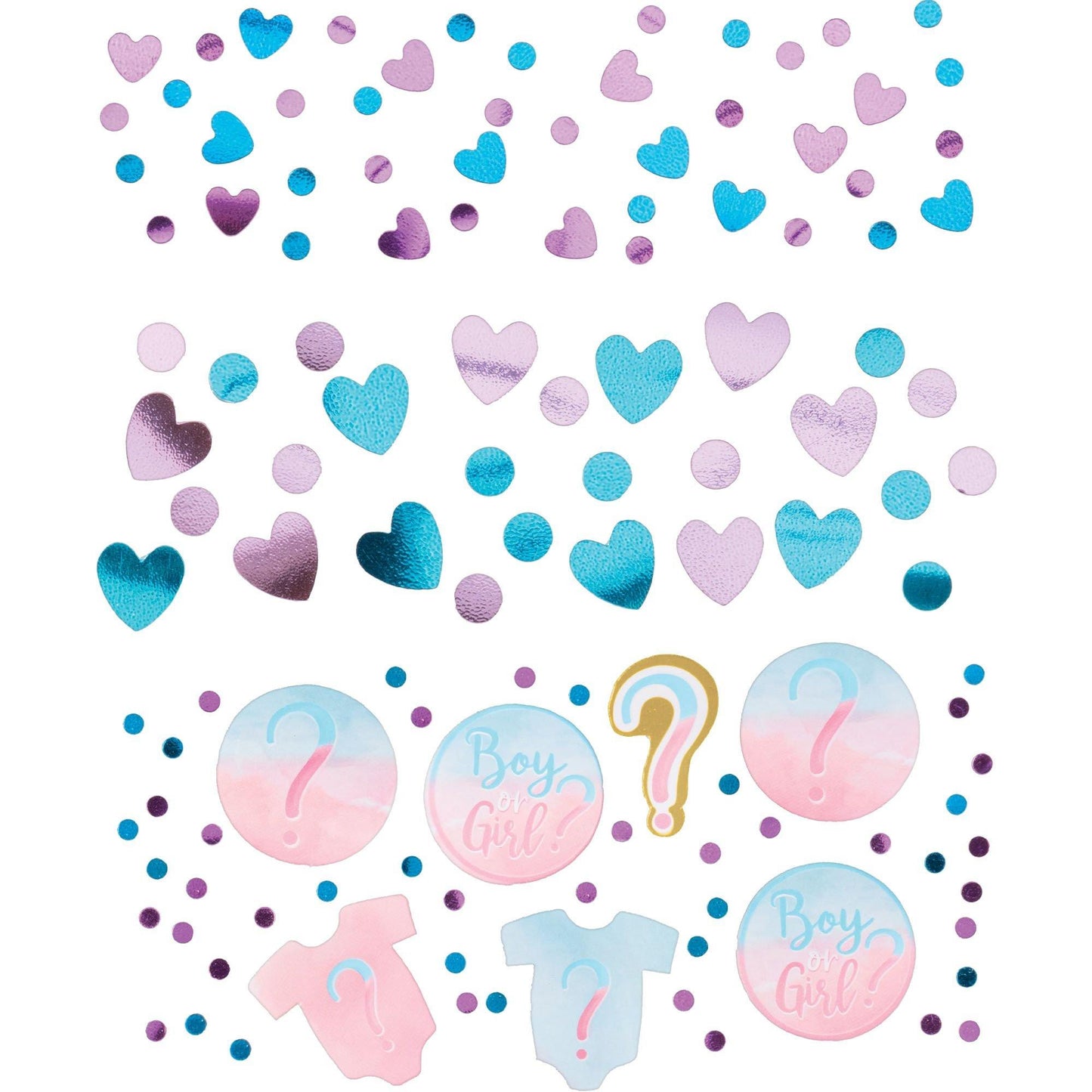 master-The Big Reveal Paper & Foil Confetti, 1.2oz-914452