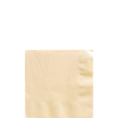 Paper Beverage Napkins, 5in, Assorted Colors, Multiple Counts